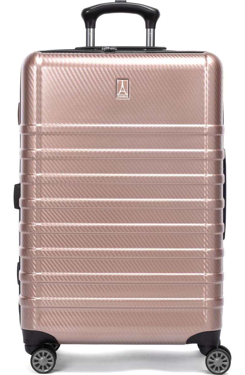 TRAVELPRO Rollmaster<sup>™</sup> Lite 24-Inch Expandable Hardside Spinner Luggage, Main, color, Rose Carbon Fiber