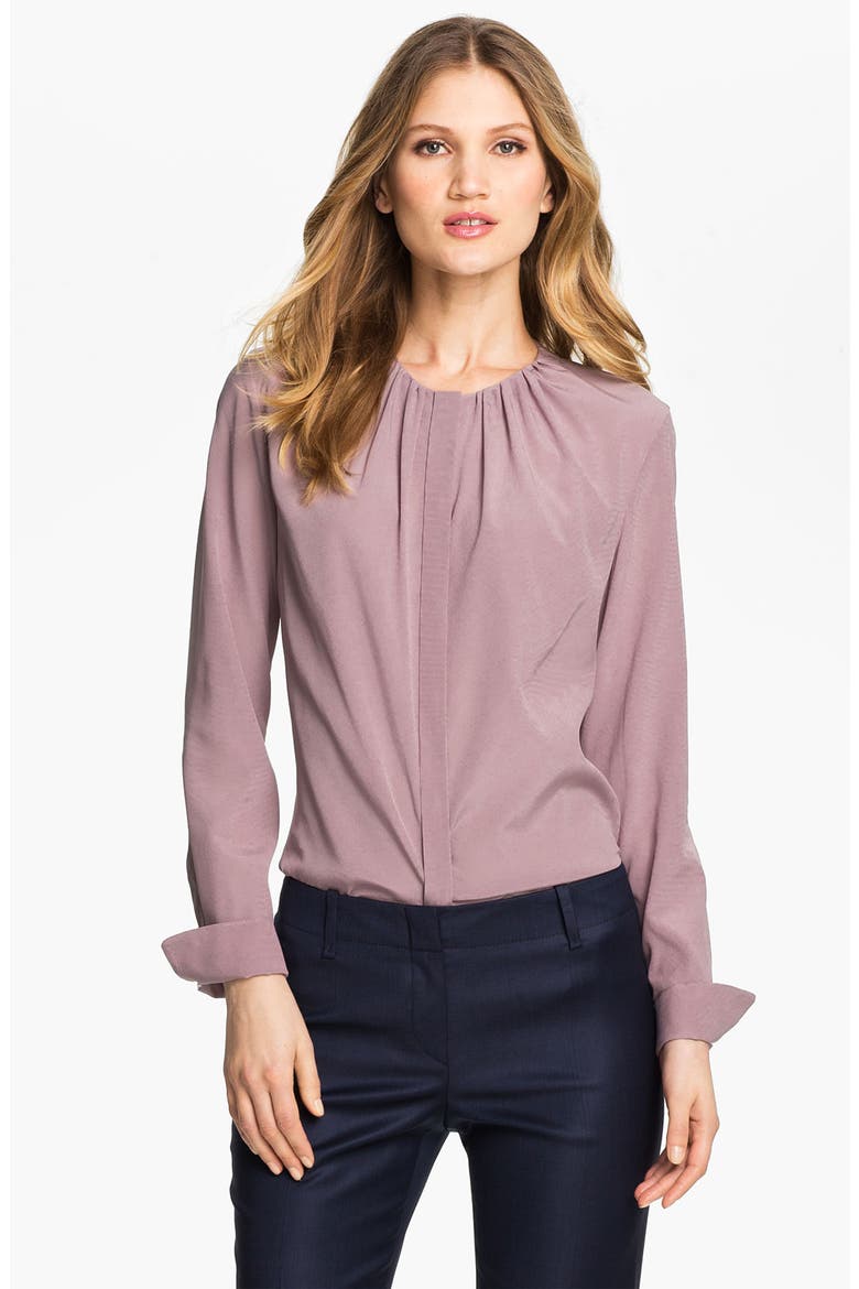 HUGO BOSS 'Banora' Blouse, Main, color, ROSEDUST