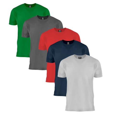 Benben Men Tee Crew Neck Basic Training 5 Pack In Multi