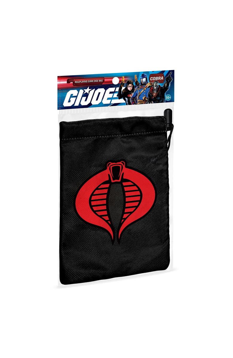 Renegade Game Studios G.I. Joe Roleplaying Game Cobra Dice Bag Rpg Accessory, Dice Holder, Main, color, Multicolored