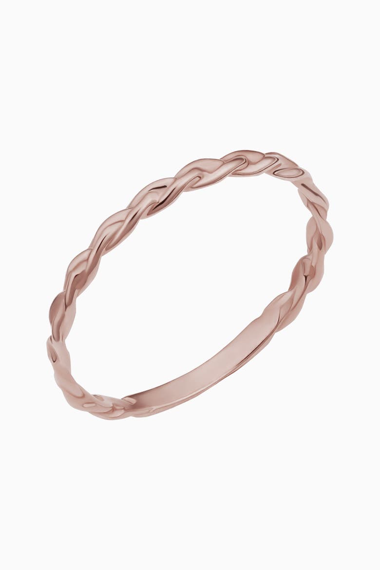 14K Gold Caesar Stack Ring, Main, color, Rose Gold