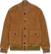Fortela Cruiser Suede Bomber Jacket