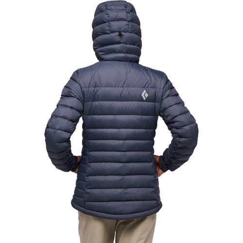 Black Diamond Access Down Hoodie In Blue