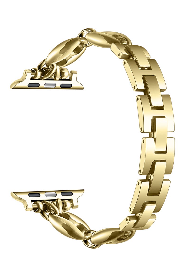 Poppy Apple Watch® Bracelet Watchband, Alternate, color, GOLD