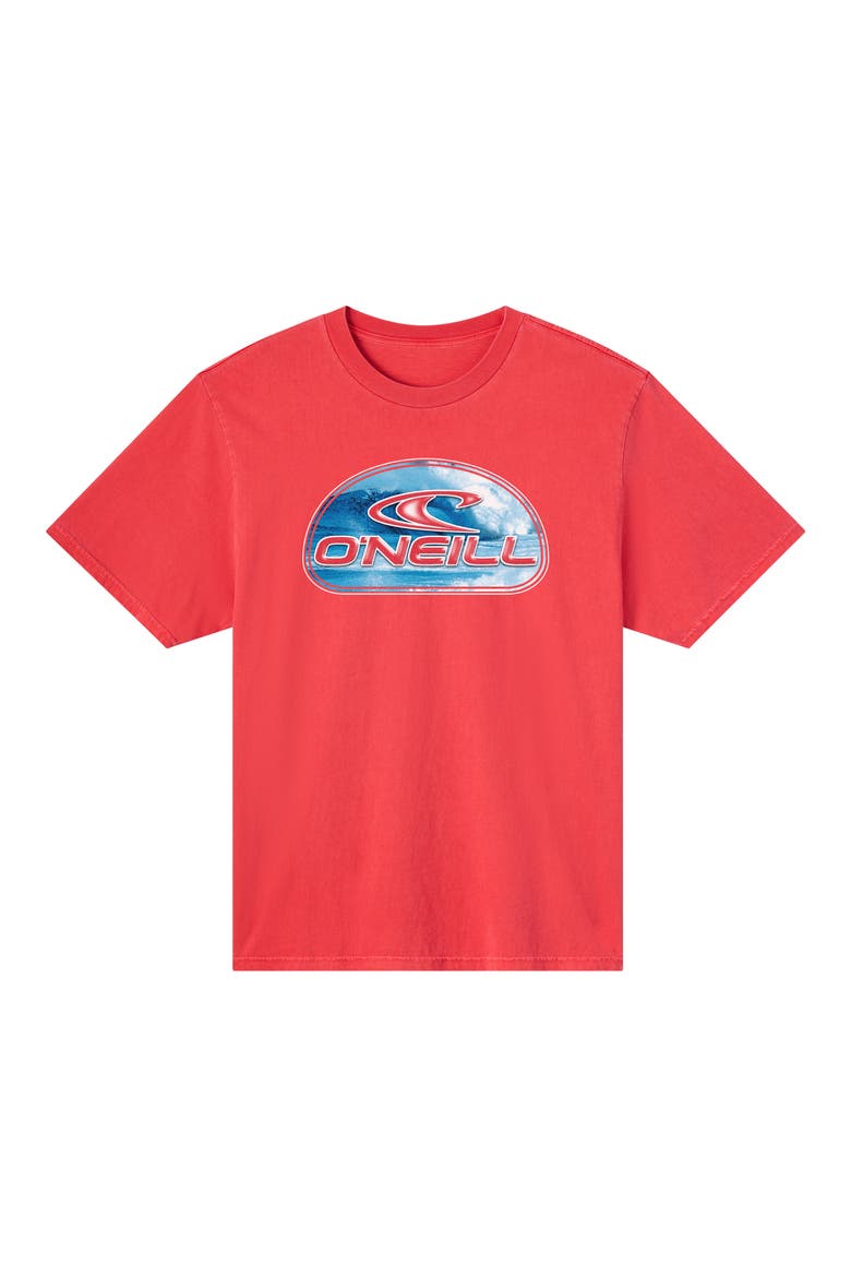 Reef Break Graphic T-Shirt, Alternate, color, LAVA RED
