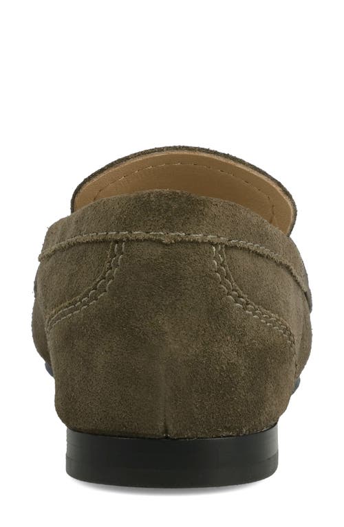 Mia Bahar Penny Loafer In Green