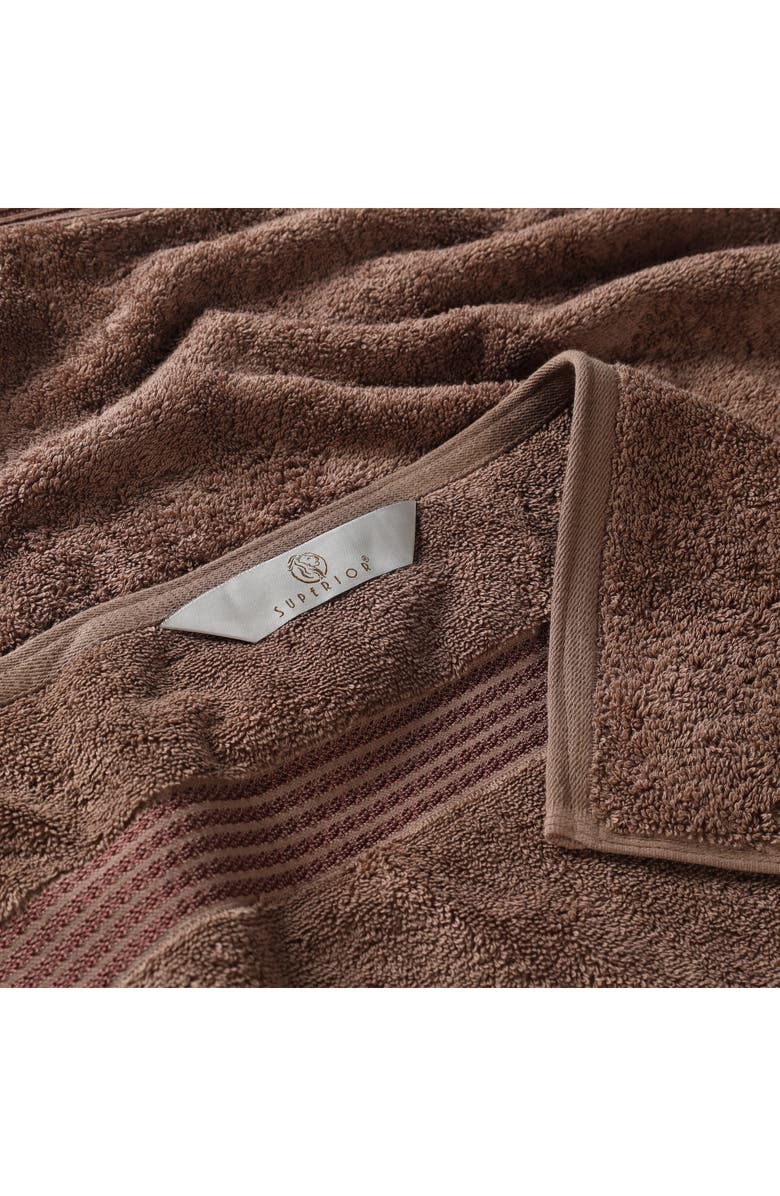 Superior 4-Pack Bath Towel Set, Alternate, color, Mocha