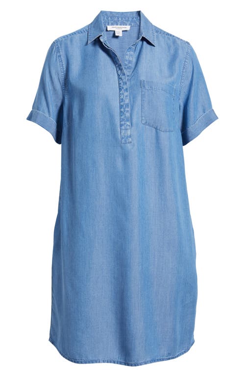 BEACHLUNCHLOUNGE BEACHLUNCHLOUNGE LIZZY SHORT SLEEVE DENIM DRESS