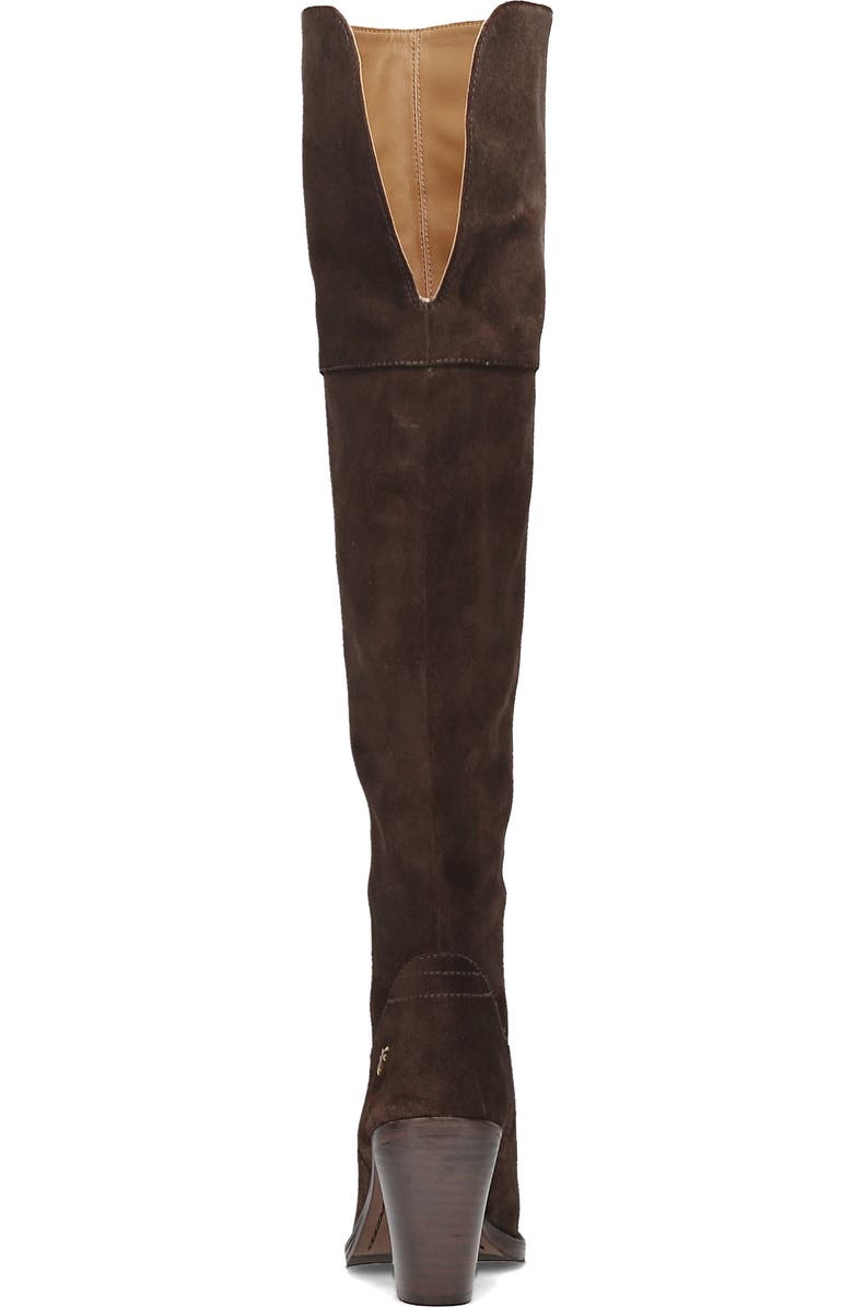 Frye Corinne Over the Knee Boot, Alternate, color, Dark Brown