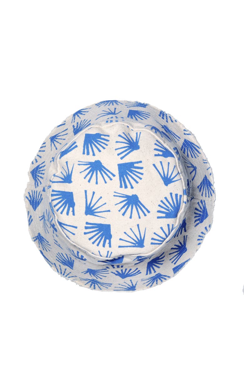 Dance Happy Ginkgo Bucket Hat, Alternate, color, Ocean Blue
