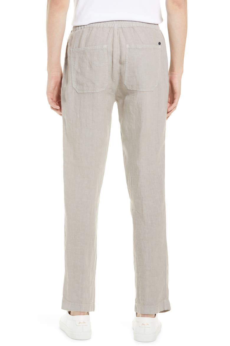 Seb Men"s Linen Drawstring Pants, Alternate, color, GREY