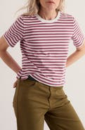 Seasalt Cornwall Copseland Striped Organic Cotton T-Shirt