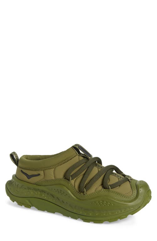 Hoka Ora Primo Lace-up Sneakers In Forest Floor/forest Floor