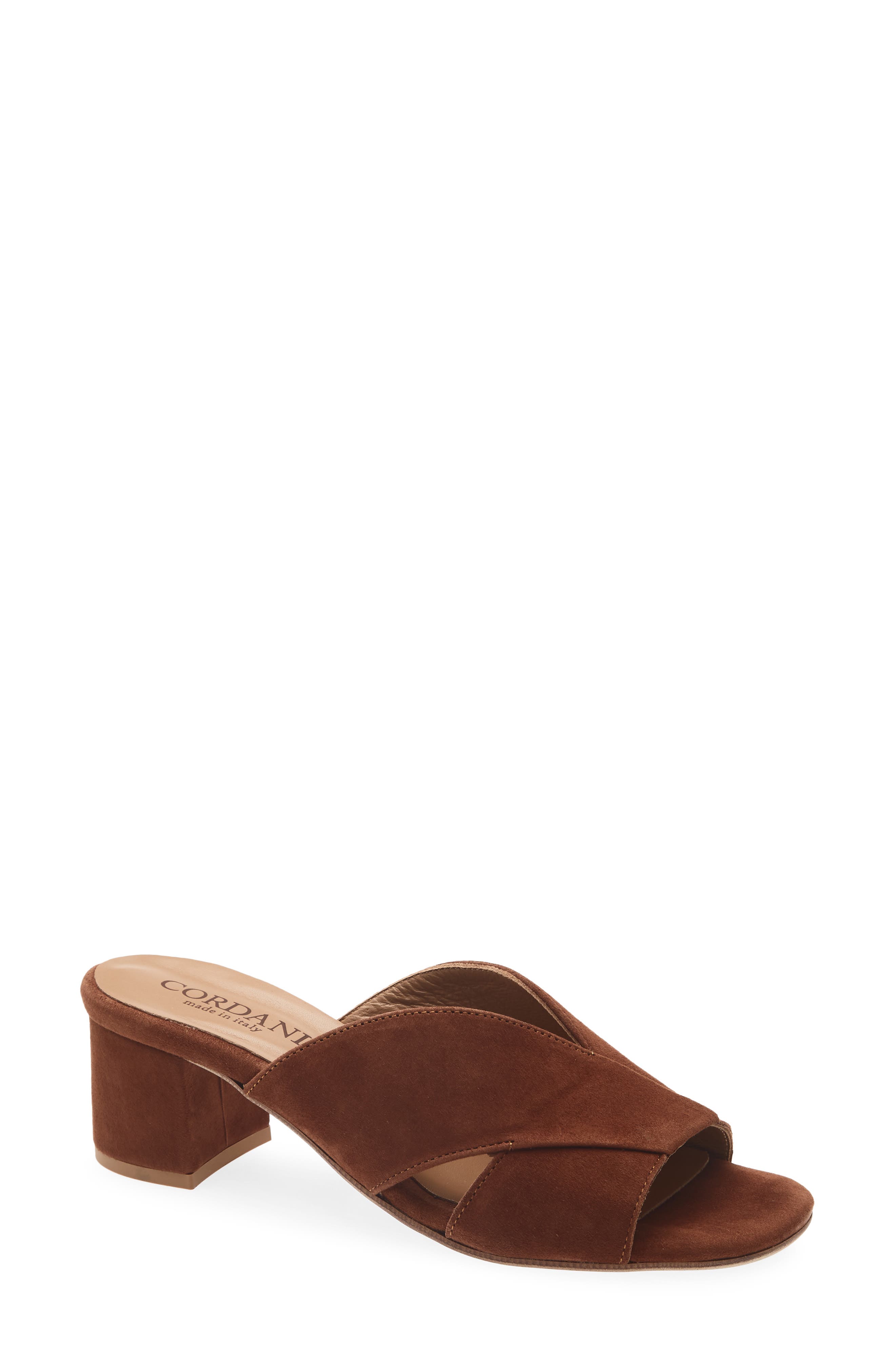 Cordani Ilene Slide Sandal In Brown
