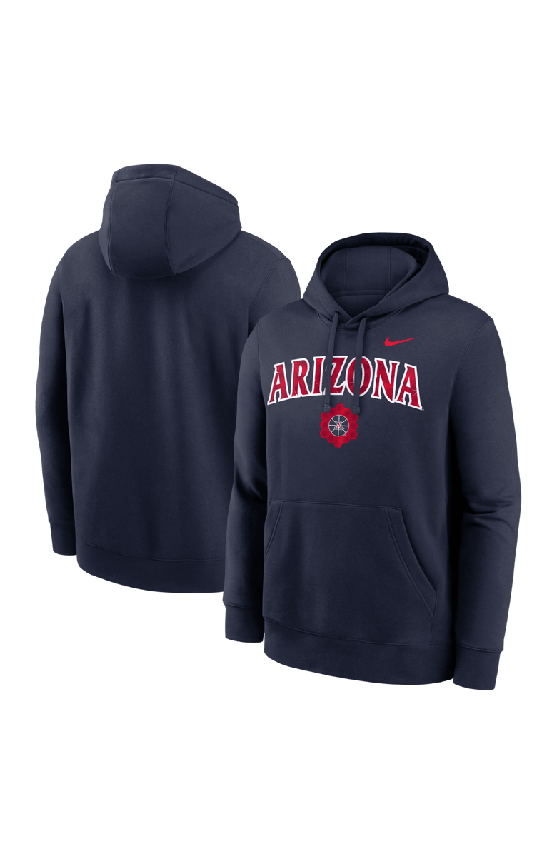 Nike Men's Nike  Navy Arizona Wildcats Space Basketball Club Fleece Hoodie, Main, color, Navy