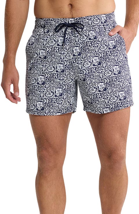 The Bungalow Water Repellent Swim Trunks