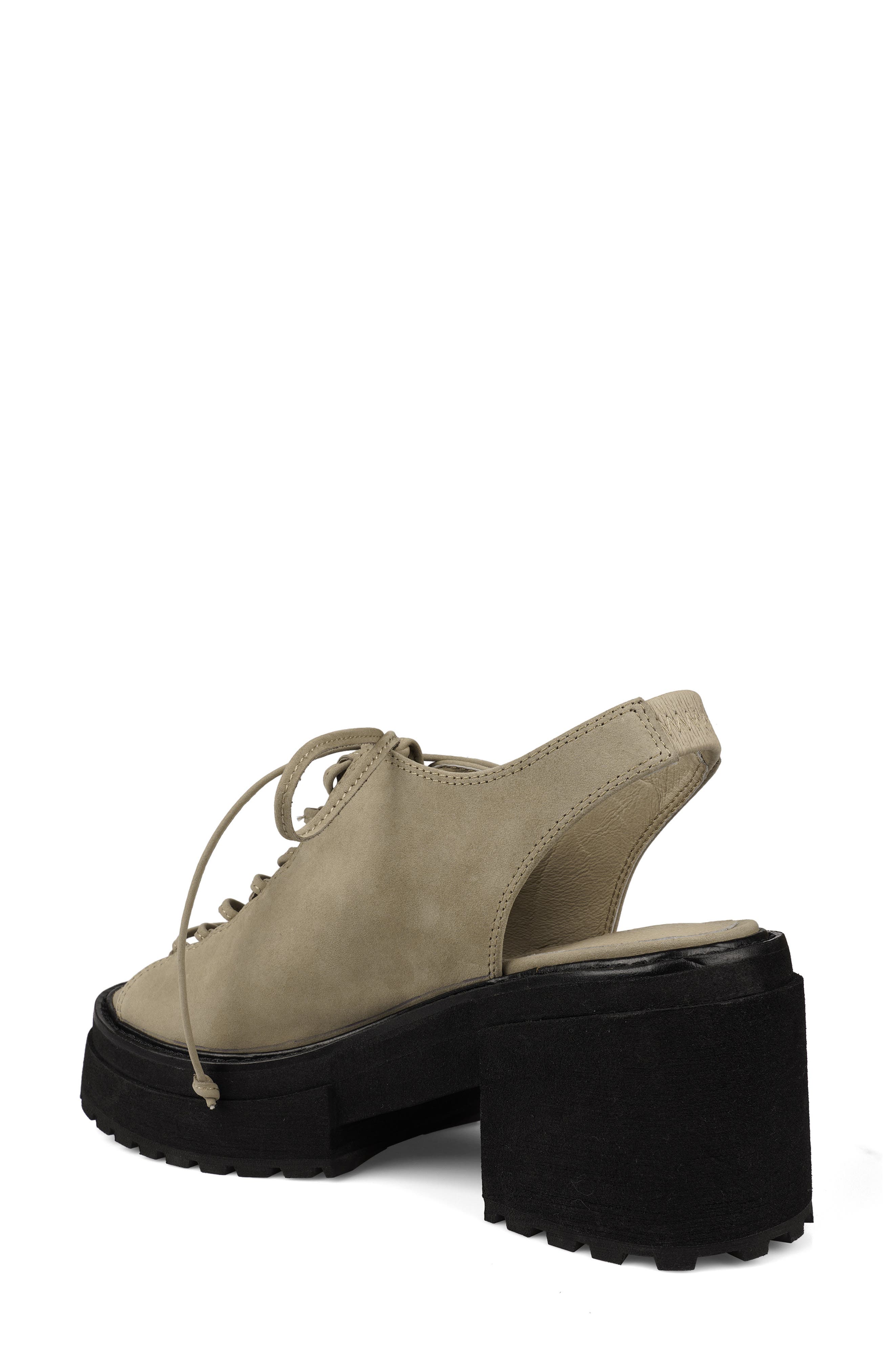 Monserrat Platform Slingback Sandal, Alternate, color, MUSHROOM LEATHER