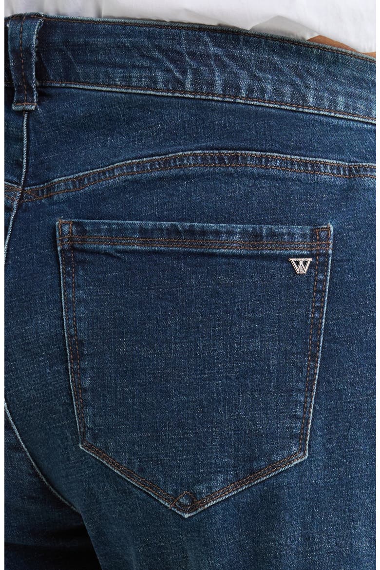 High Waist Barrel Leg Jeans, Alternate, color, INDIGO