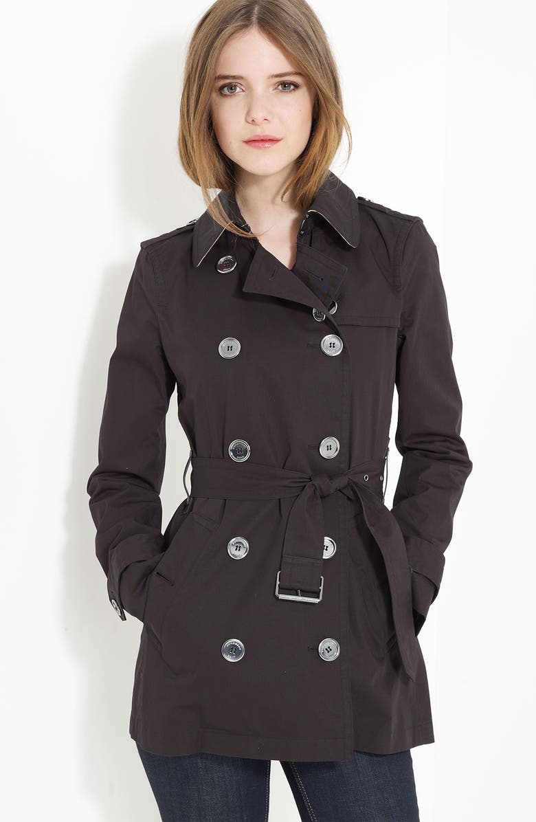 Burberry Brit 'Alcester' Double Breasted Trench, Main, color,