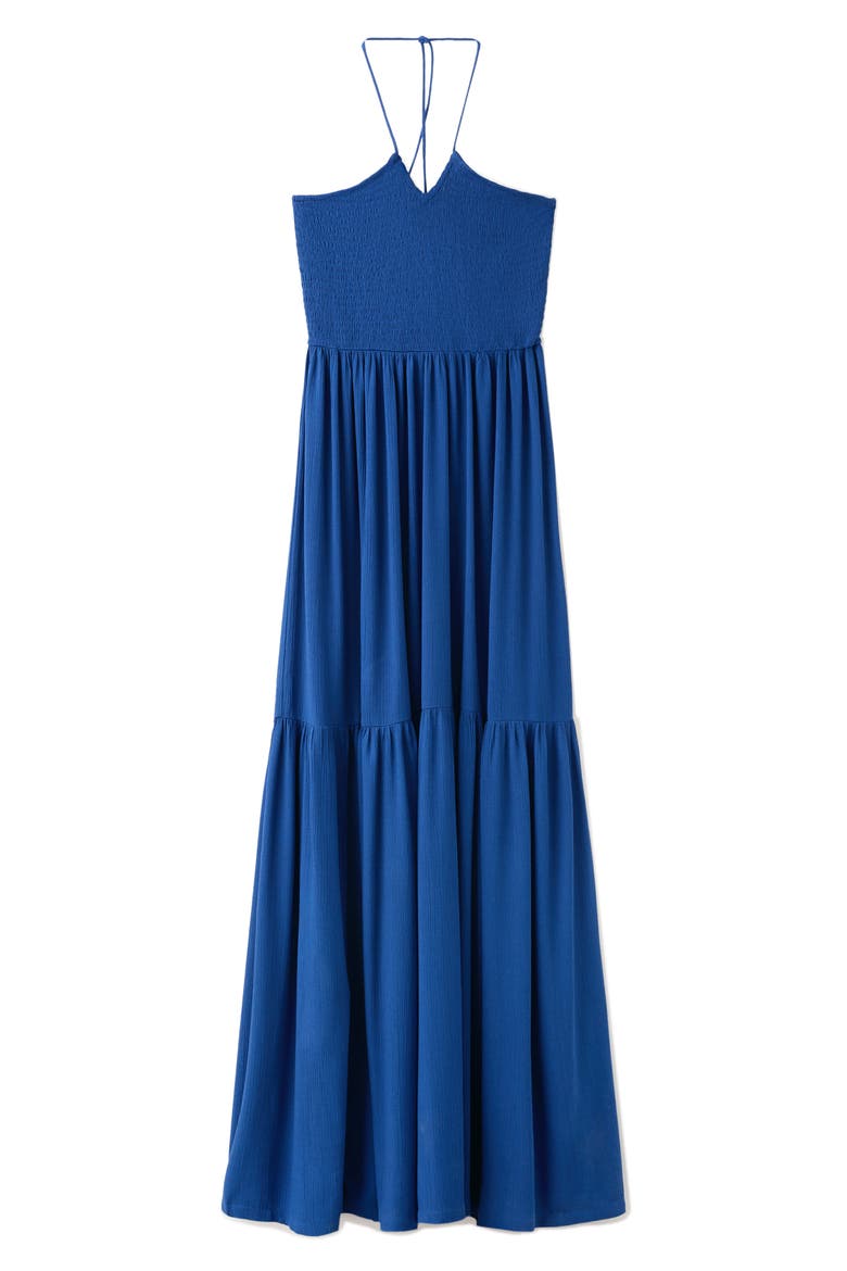 Halter Dress, Main, color, VIBRANT BLUE
