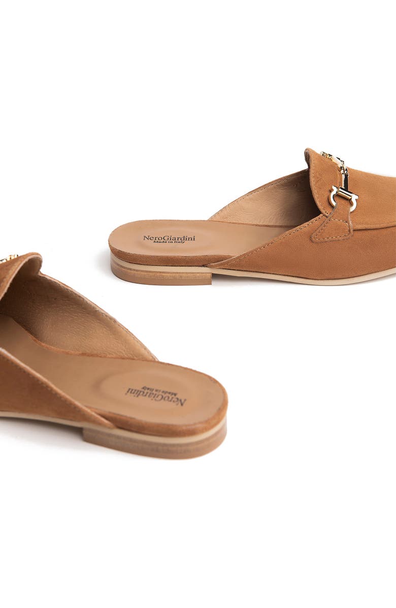 NeroGiardini Horsebit Mule, Alternate, color, Rust