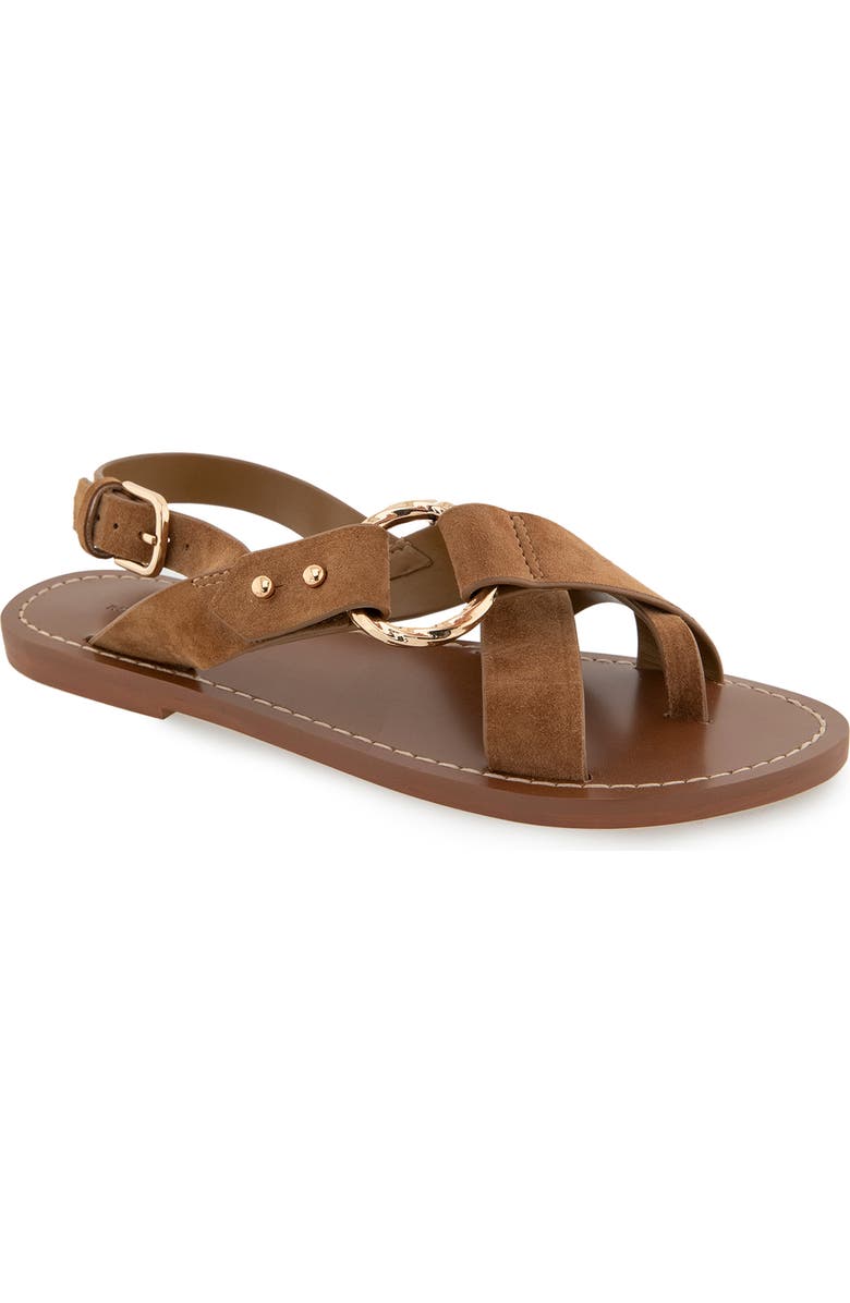 Rebecca Minkoff Jayla Slingback Sandal, Main, color, Walnut