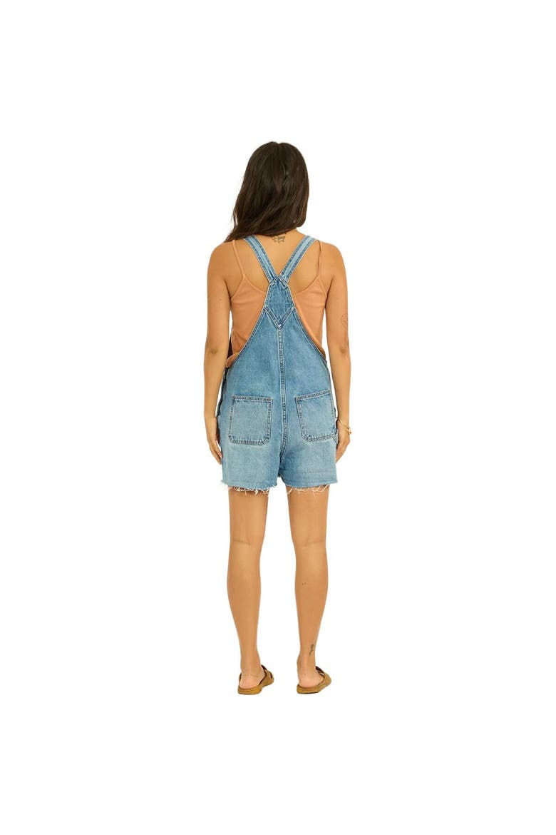 Salty Days Denim Shortall - Women's, Alternate, color, Indigo Wash