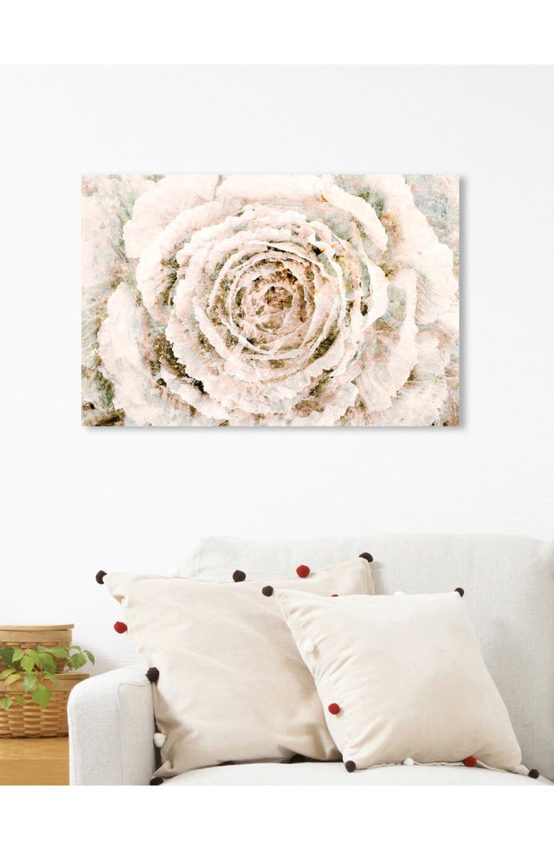 Oliver Gal Brown Winter Flower Canvas Wall Art, Alternate, color,