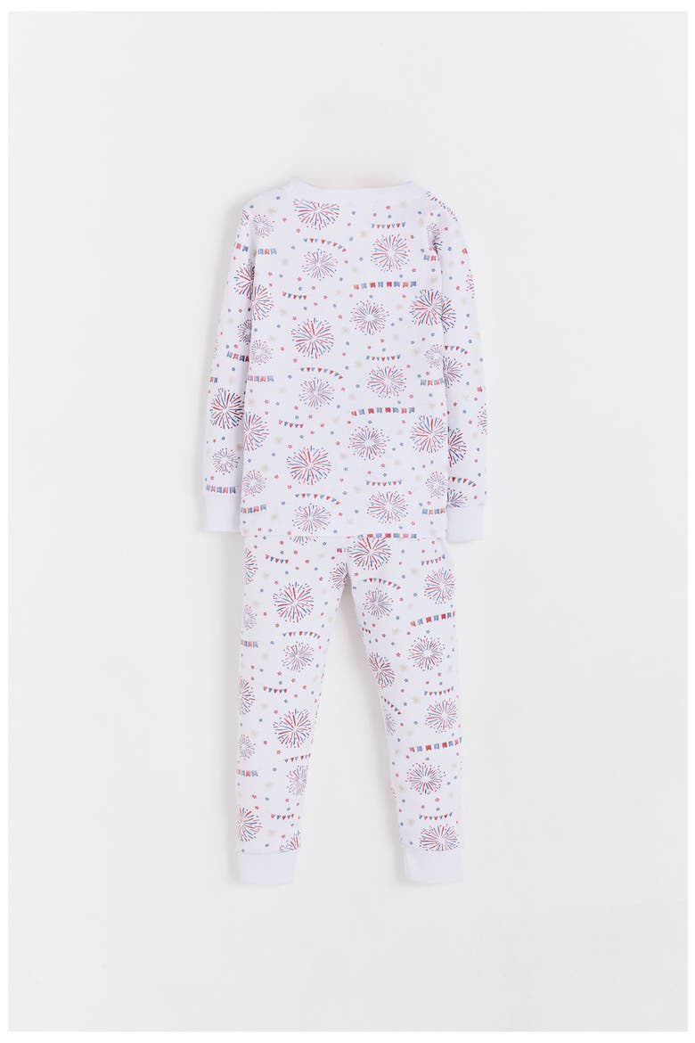 Atlanta Snug Fireworks Pajamas, Alternate, color, Printed