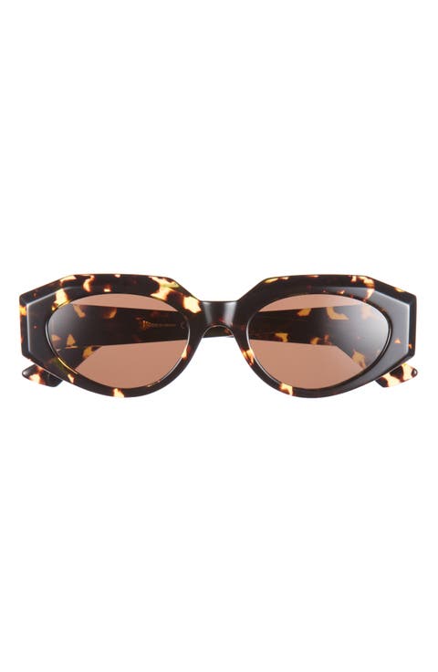 52mm Oval Sunglasses