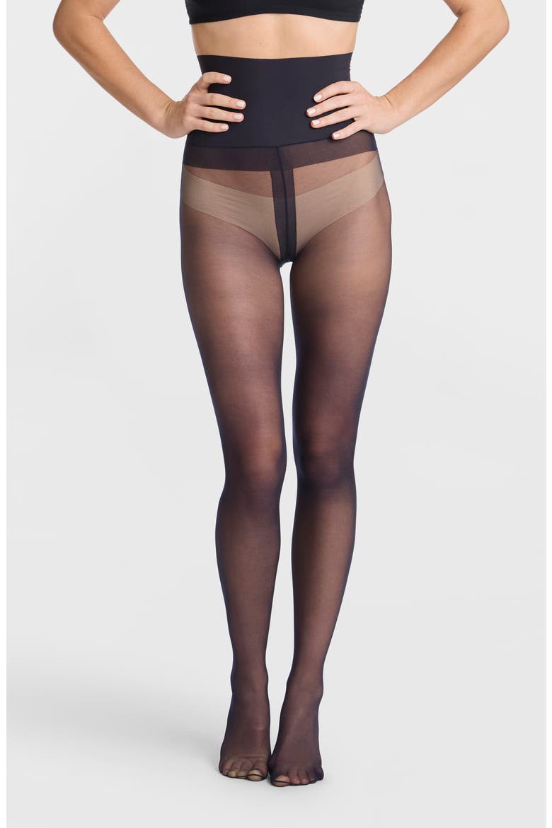 Premium Sheer Tights, Alternate, color, NAVY