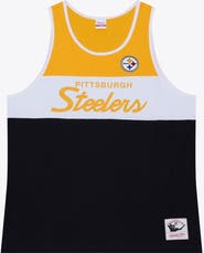 Mitchell & Ness Men's Mitchell & Ness Black/Gold Pittsburgh Steelers Head Coach Tank Top
