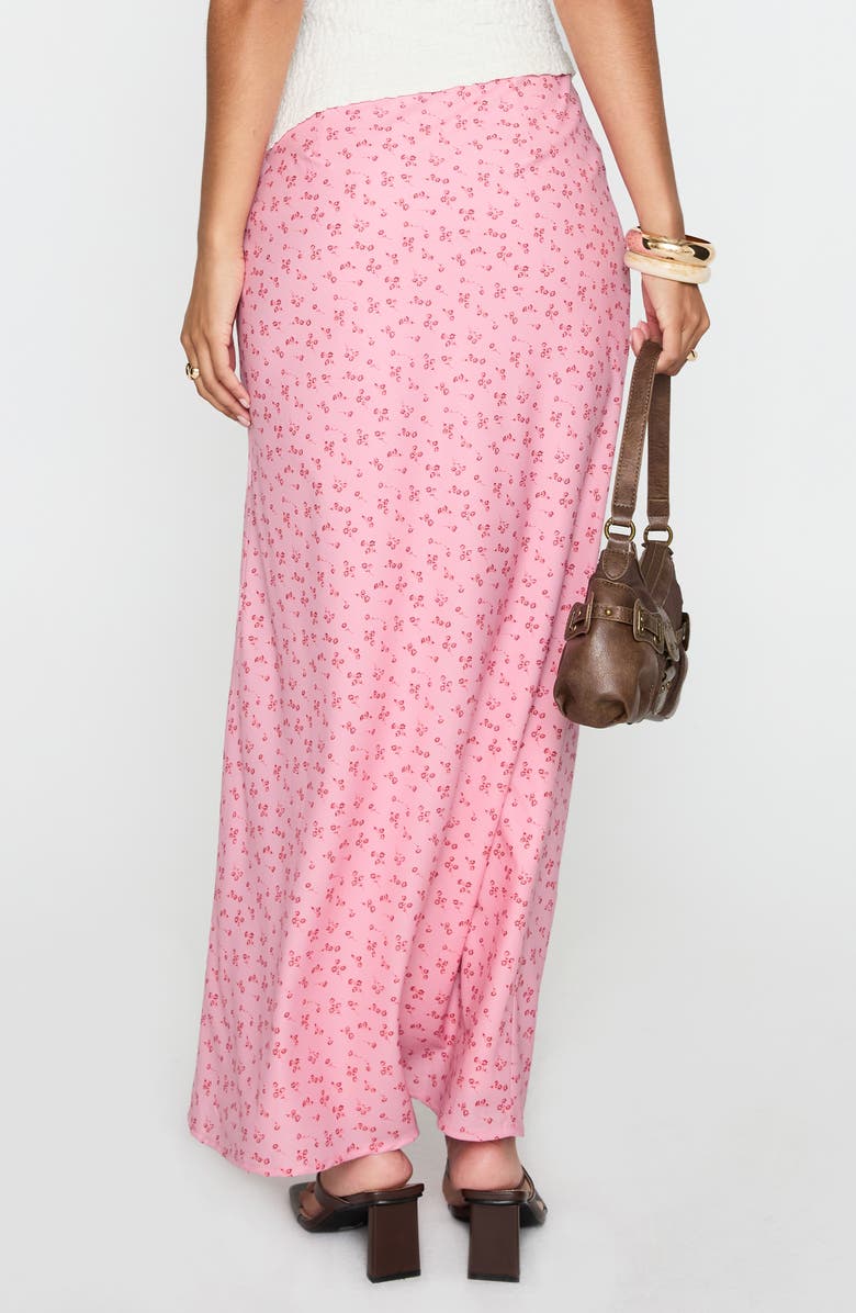 Princess Polly Gorgina Floral Tie Side Maxi Skirt, Alternate, color, Pink Multi