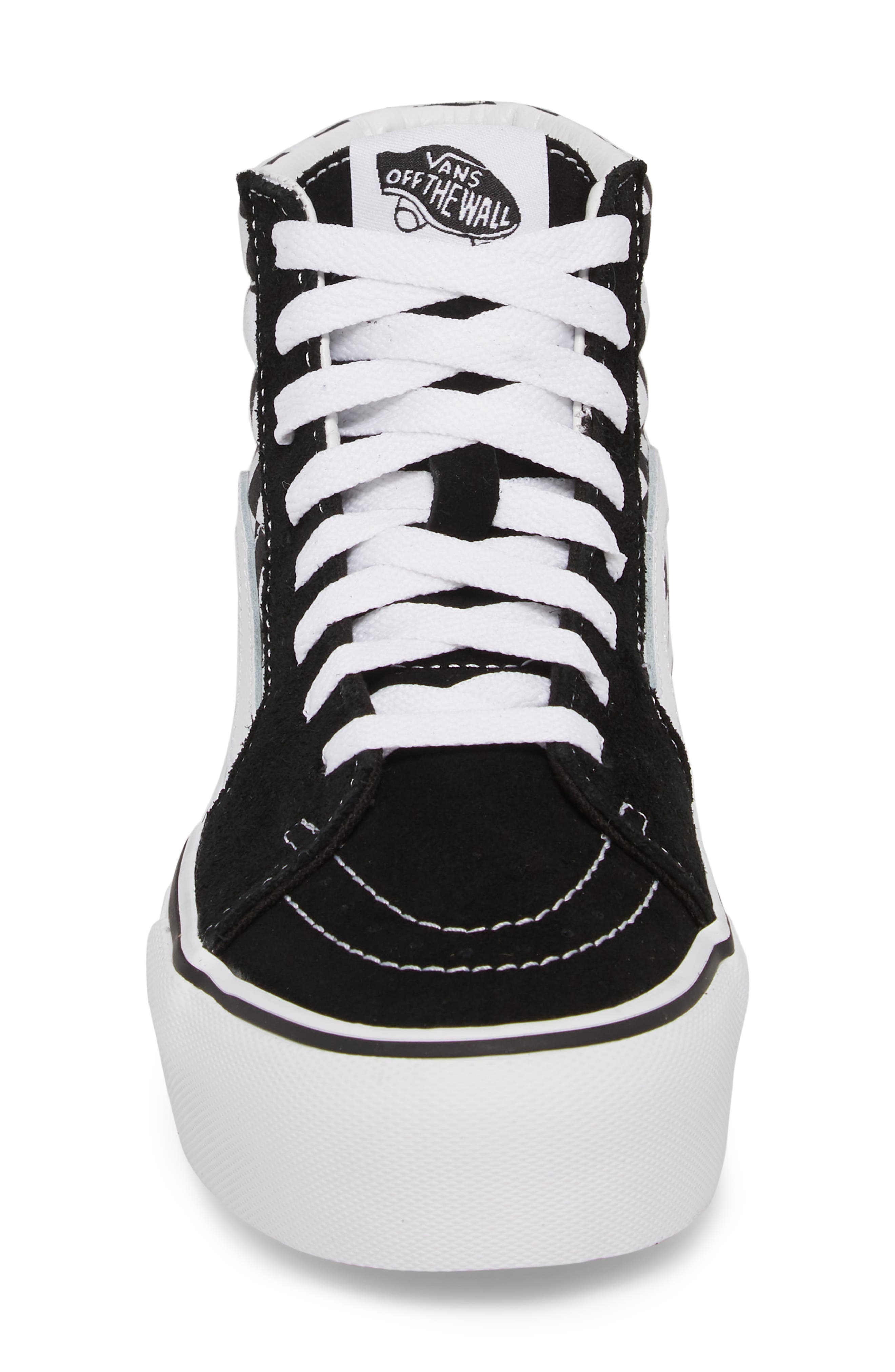 Vans UA Sk8-Hi Platform Checkerboard Sneaker, Alternate, color, 
