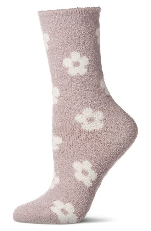 Daisies Lavender Infused Crew Socks