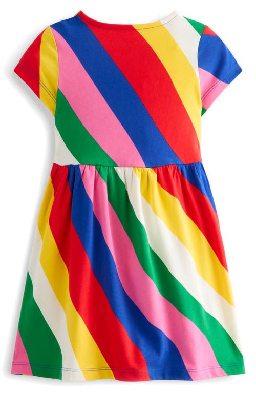MINI BODEN MINI BODEN KIDS' STRIPE COTTON JERSEY DRESS