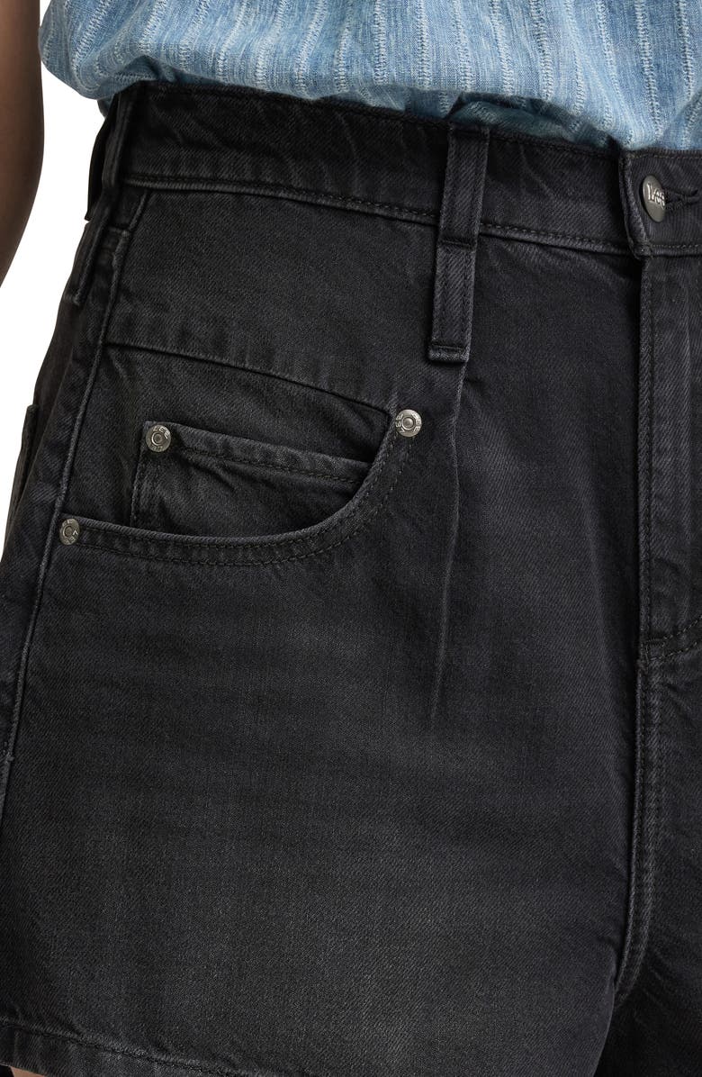 Lee Flirty High Waist Denim Shorts, Alternate, color, Dark Memory