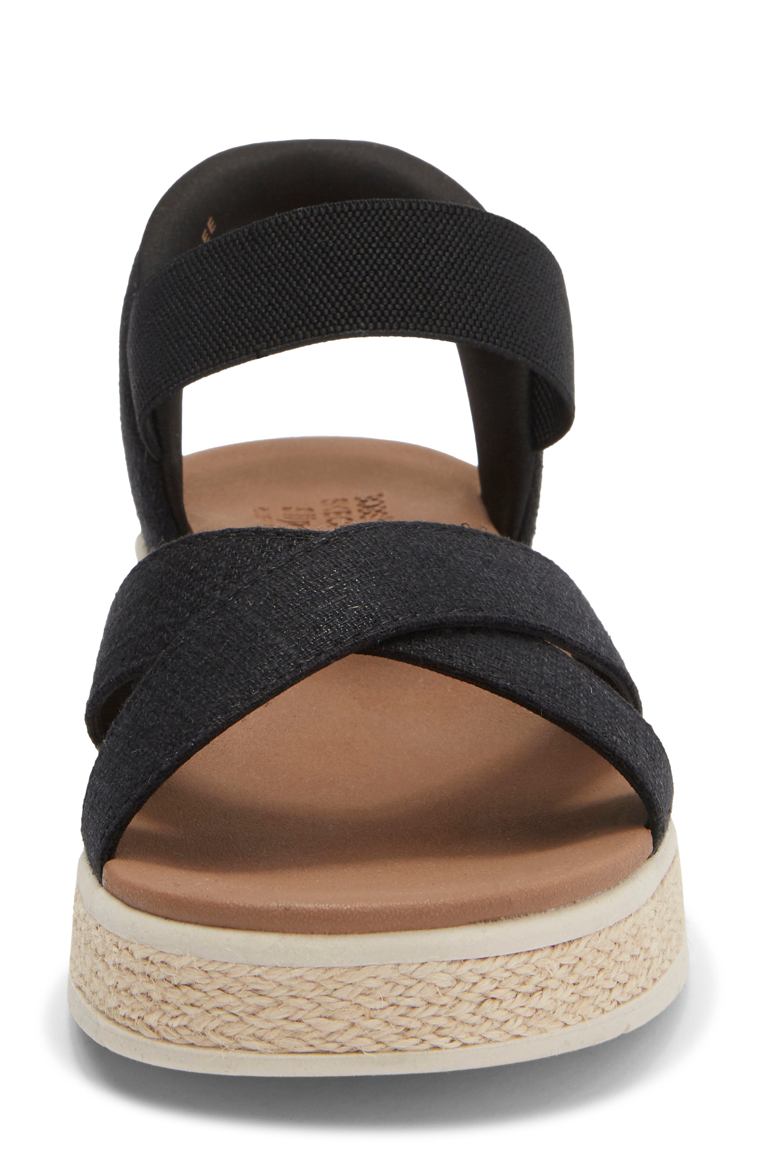 SKECHERS Slip-ins: BOBS Sun Ray Bright Take Sandal, Alternate, color, Black