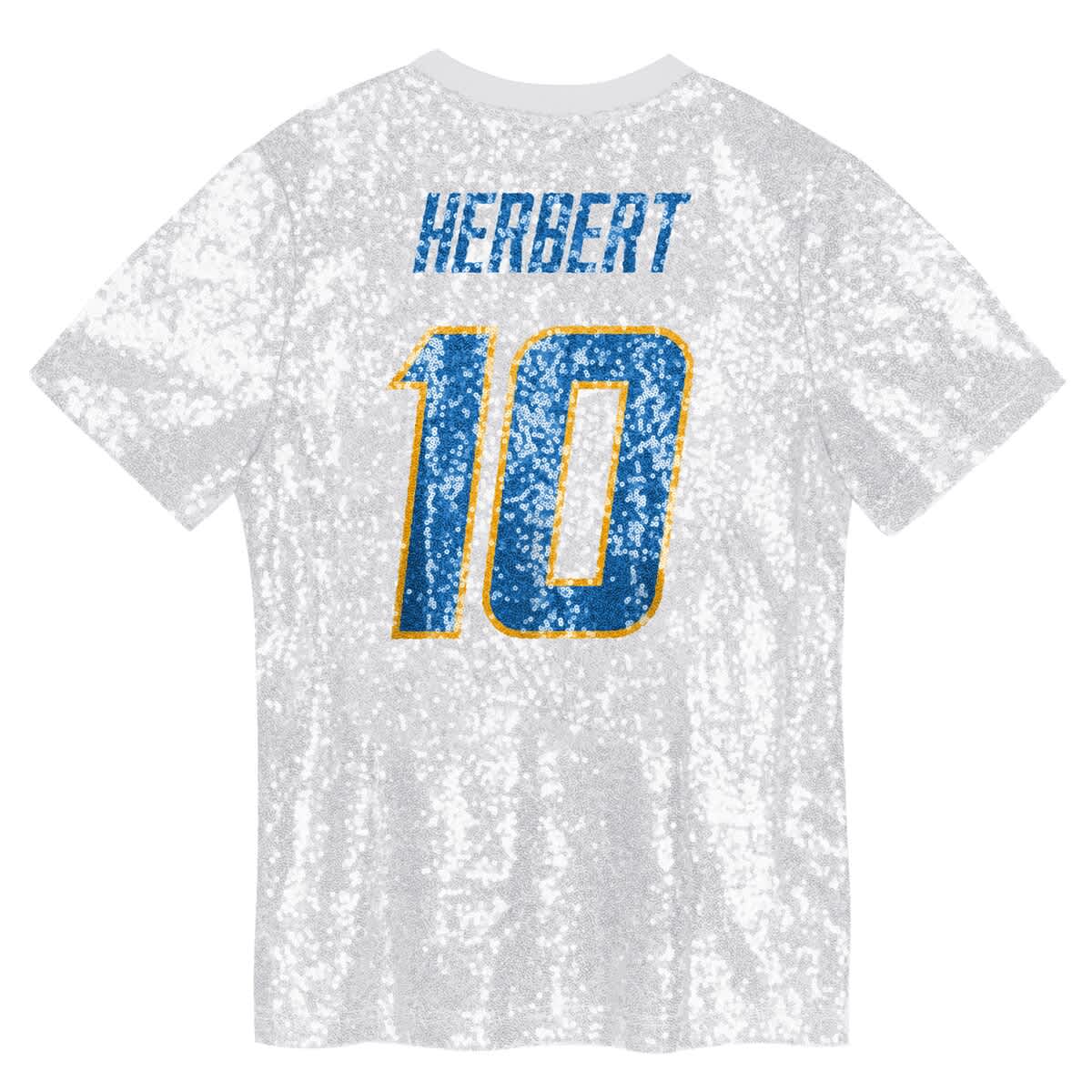 Outerstuff Girls Youth Justin Herbert Powder Blue Los Angeles Chargers ...