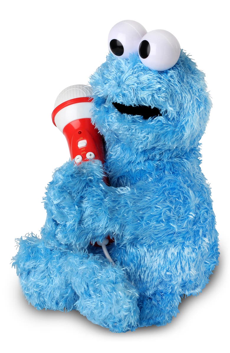 Singing Machine Sesame Street Karaoke Crew Plush Karaoke Singing Toy, Alternate, color, Blue