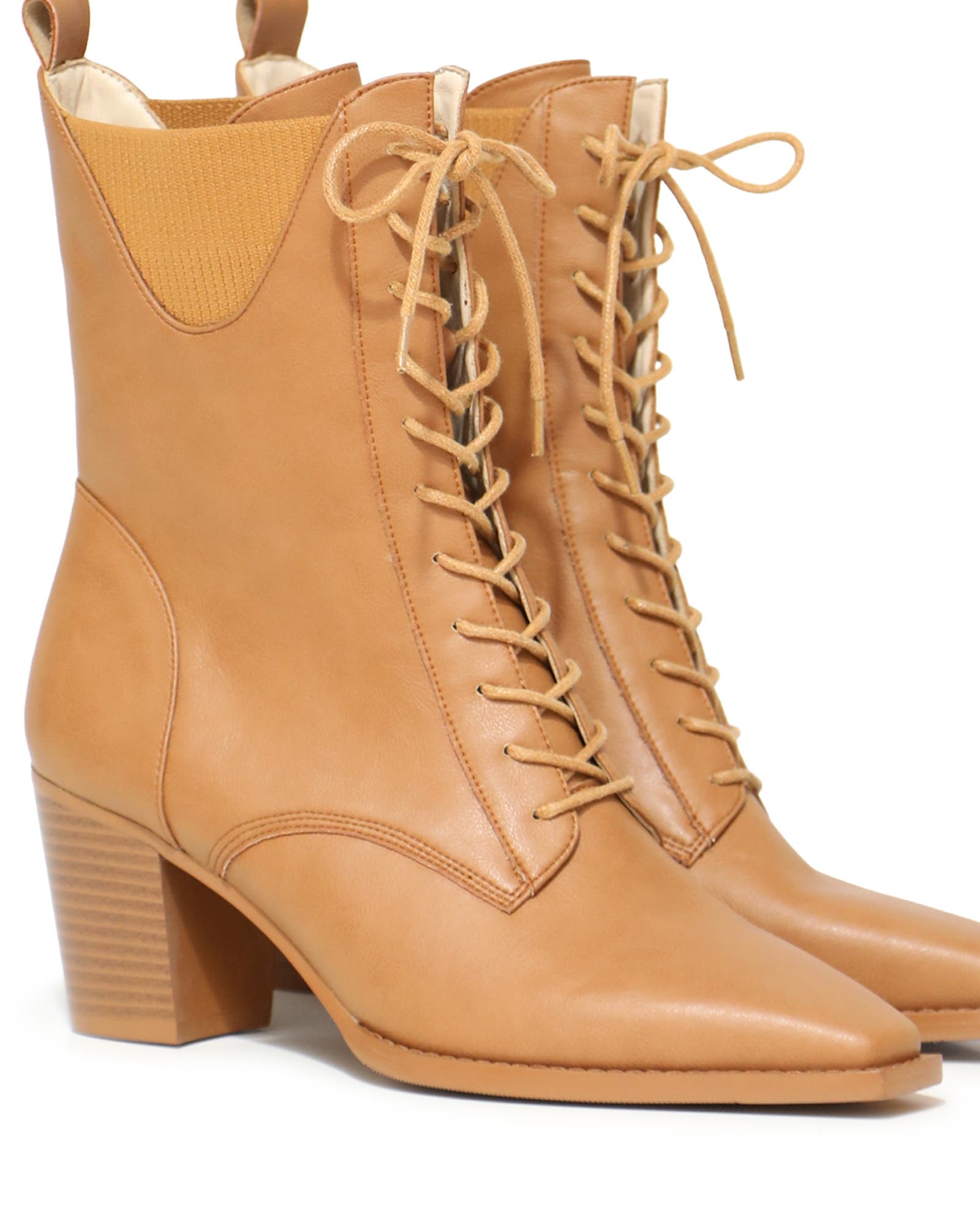 Jumping Ship Laced Boot, Alternate, color, Medium Brown