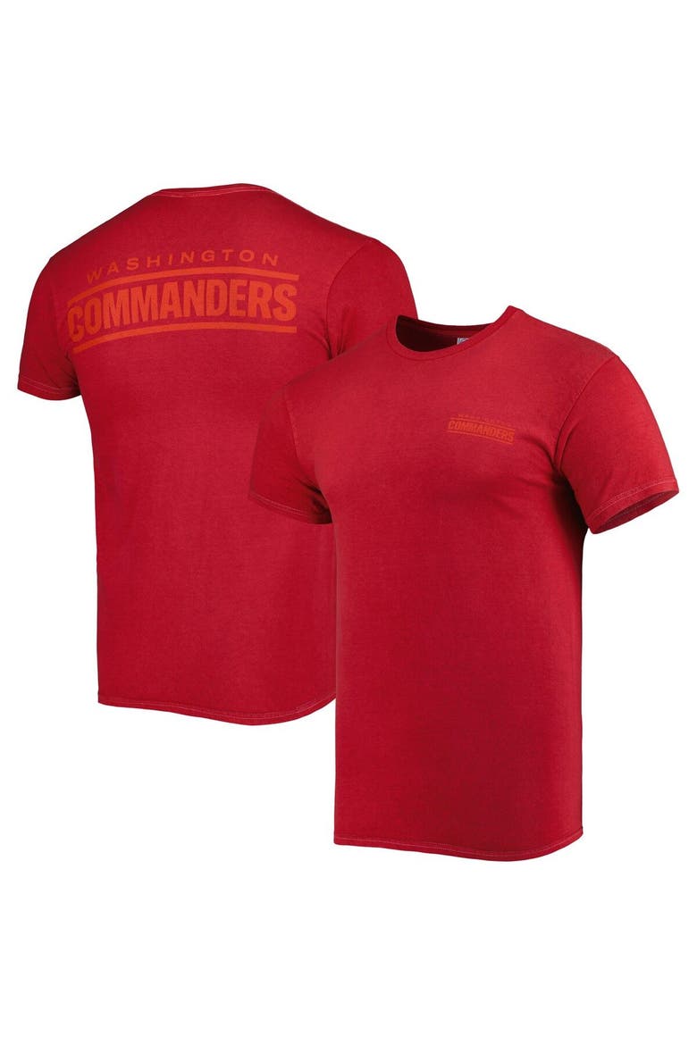 Men's '47 Red Washington Commanders Fast Track Tonal Highlight T-Shirt, Main, color, Red