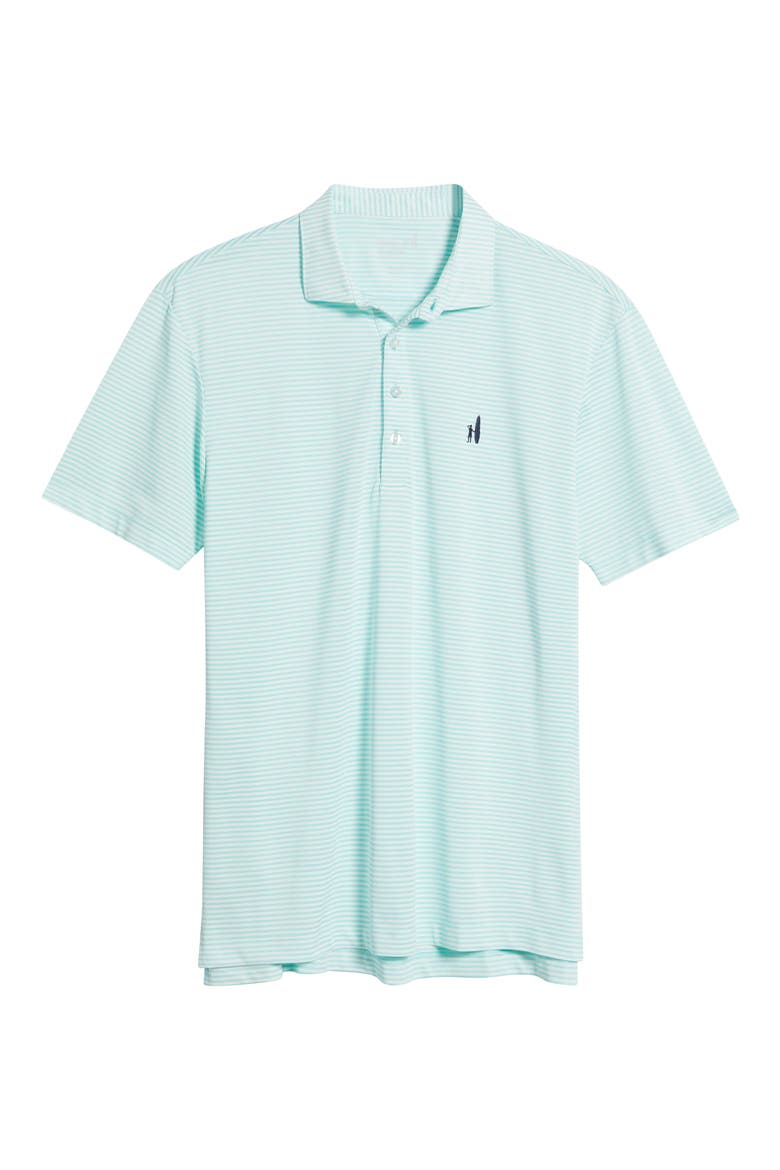 Dru Stripe Performance Polo, Alternate, color, SARDINIA