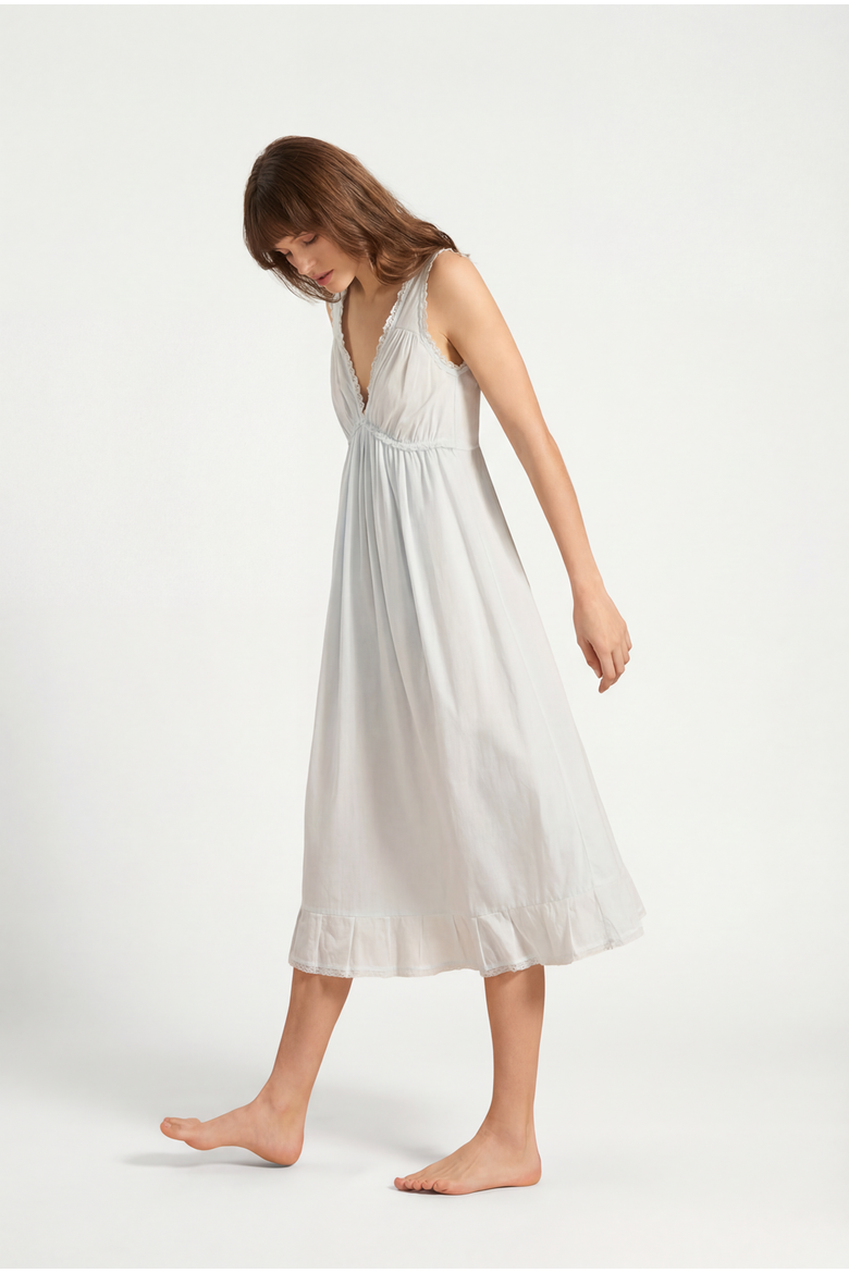 Anastasia Nightdress, Alternate, color, Pale Blue