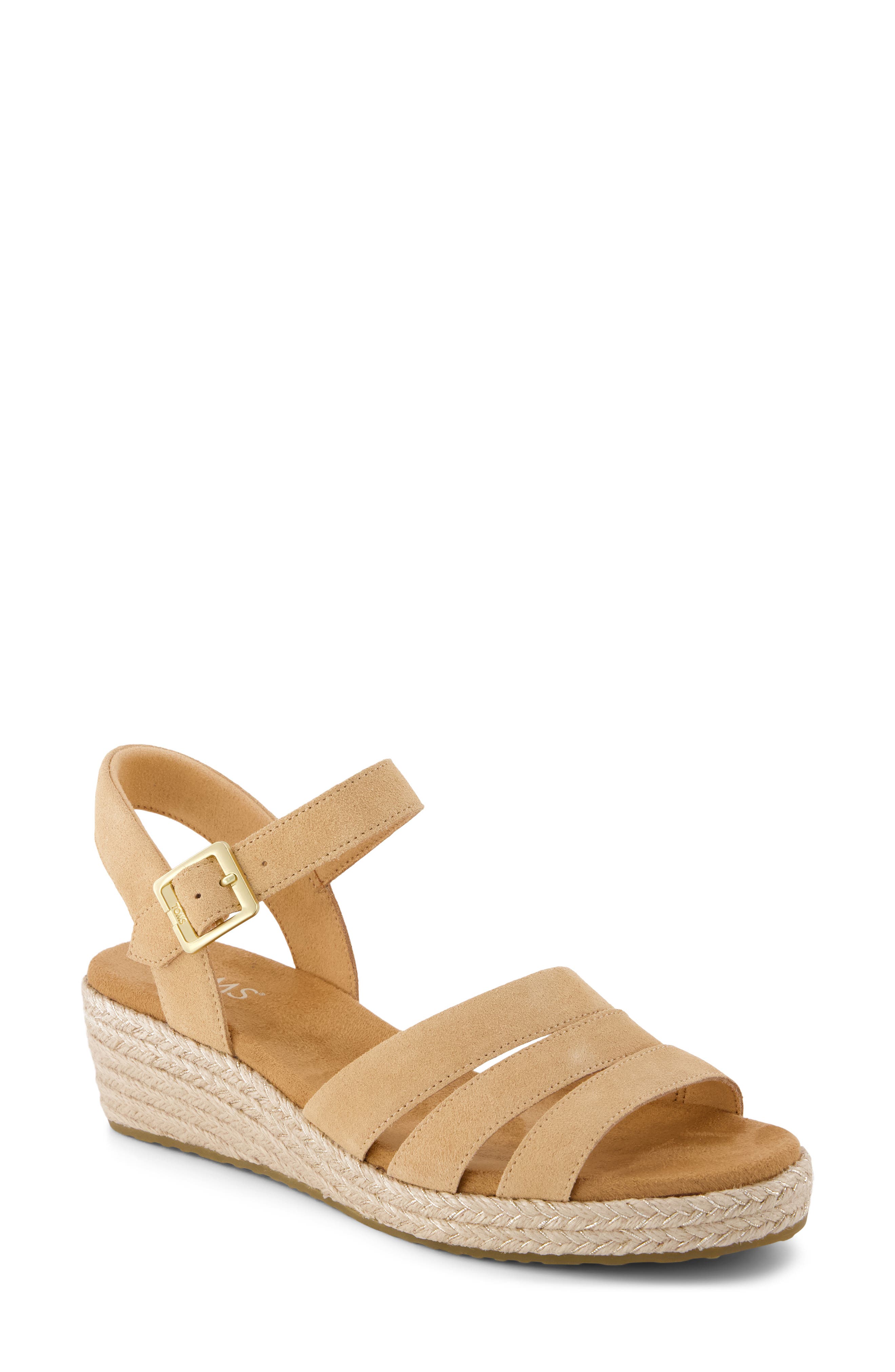 TOMS Julia Wedge Sandal, Main, color, 