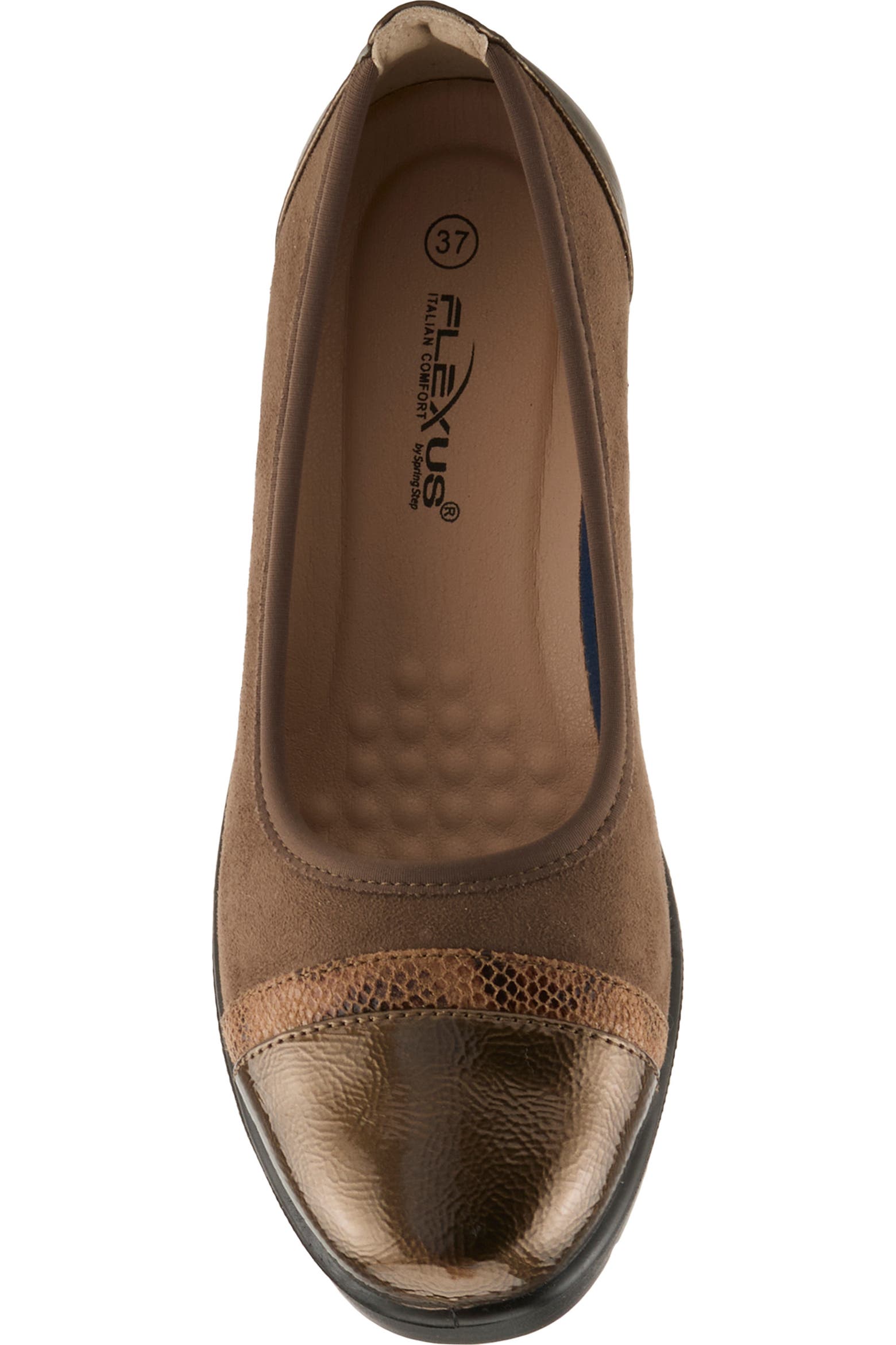 Spring Cap Location Flexus by Spring Step Macadi Cap Toe Platform Wedge Pump (Women ...