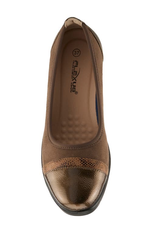 Flexus By Spring Step Macadi Cap Toe Platform Wedge Pump