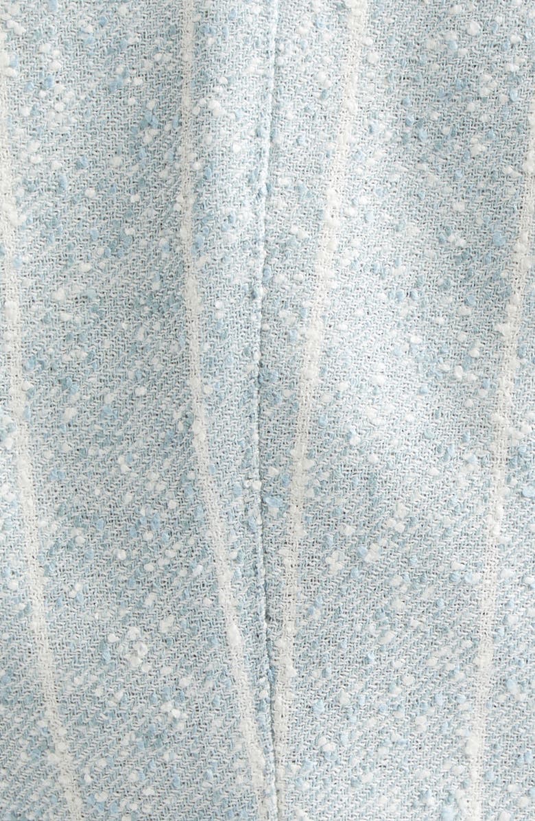 Eleventy Stripe Slubby Linen Blend Jacket, Alternate, color, Jade