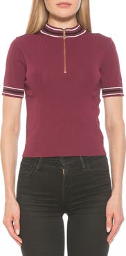 Alexia Admor Phoebe Short Sleeve Turtle Neck Sweater