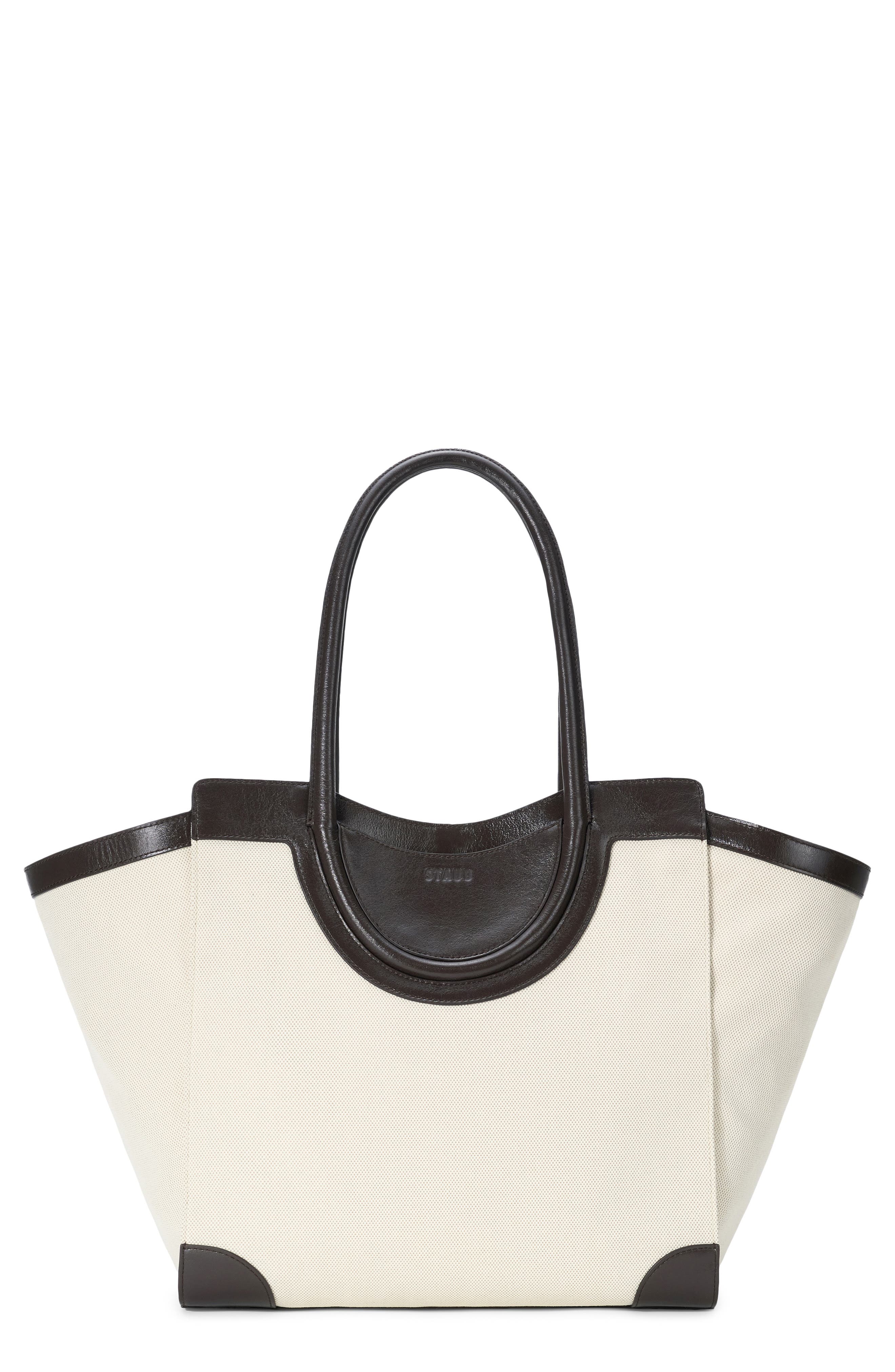 STAUD Mini Maude Wicker Top Handle Bag, Main, color, 